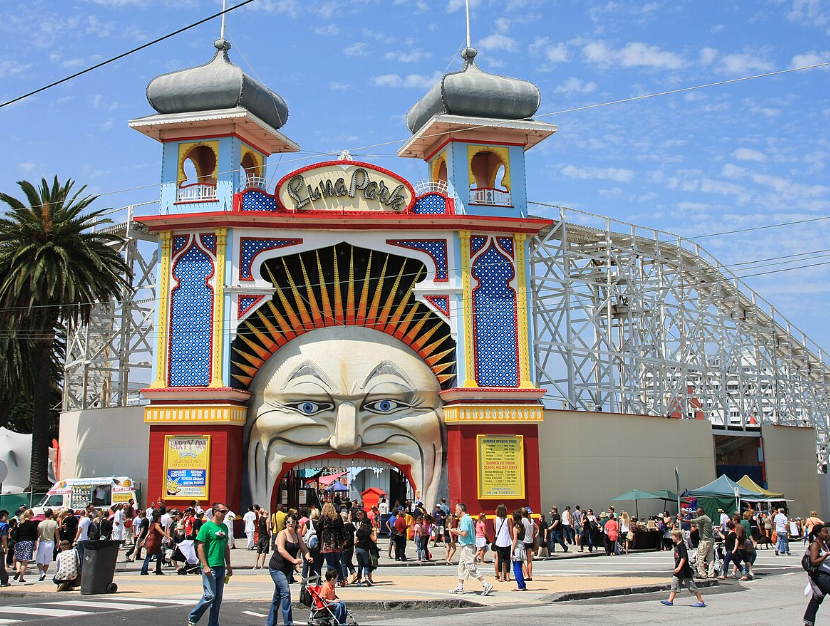 Luna Park Melbourne , Australia